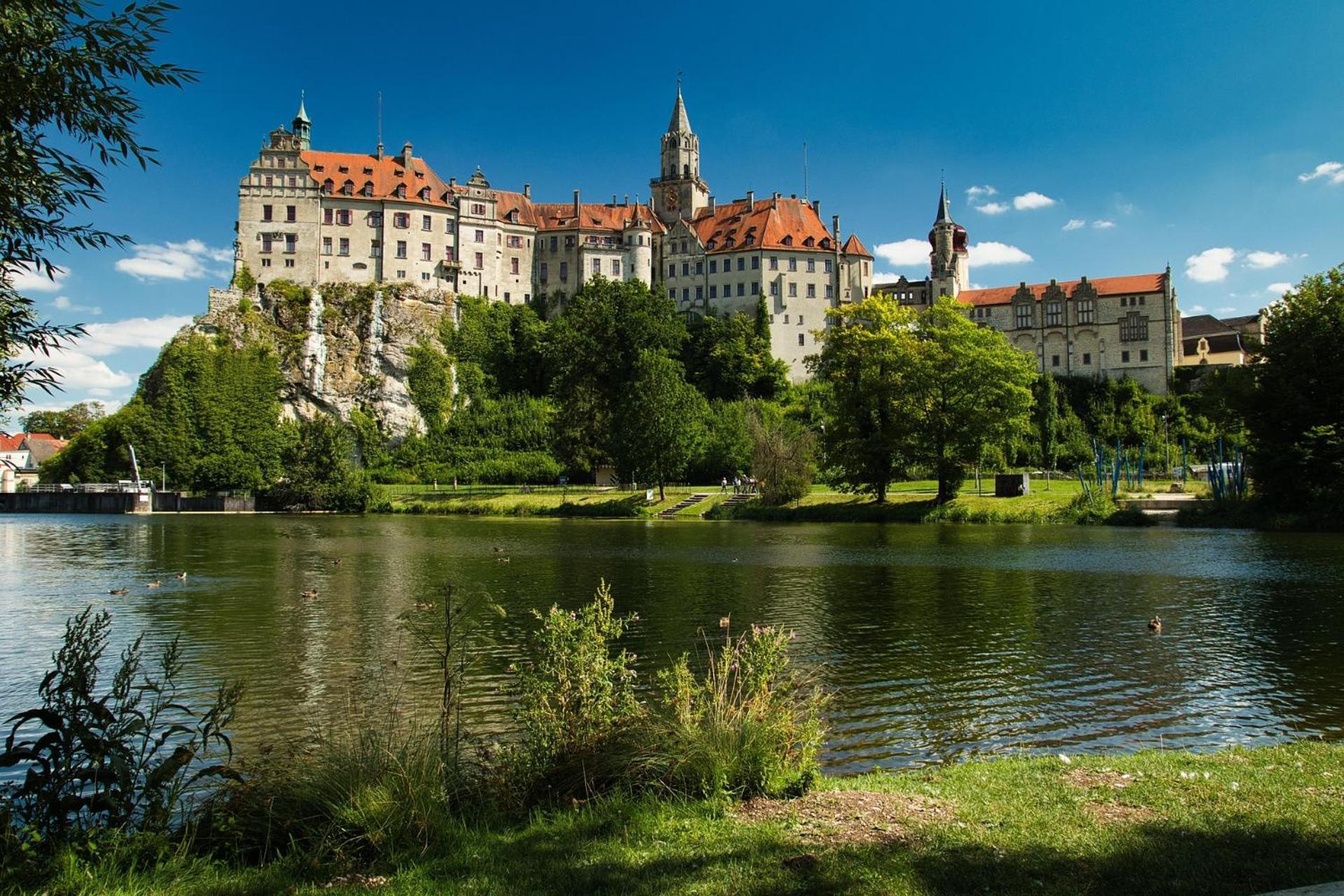 Apartment Am Schloss زيغمارينغن المظهر الخارجي الصورة